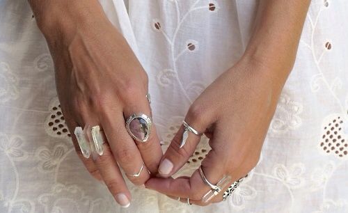 statement chunky rings